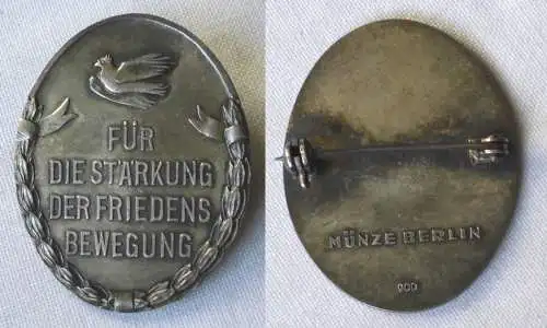 seltene Verdienstplakette Friedensrat der DDR 900 Silber (109261)