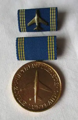 DDR Medaille für treue Dienste in d. Zivilen Luftfahrt in Gold 30 Jahre (104349)