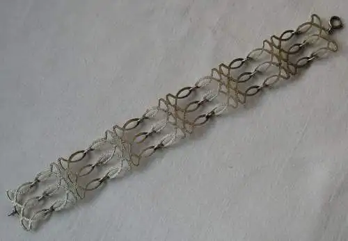 Elegantes filigranes Armband 835er Silber mit Ornamentenmuster (144730)
