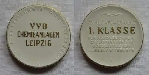 DDR Medaille VVB Chemieanlagen Leipzig - Qualitätsmedaille 1. Klasse (149807)