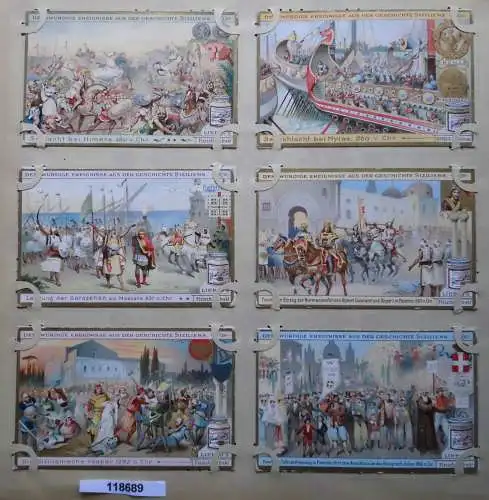 Liebigbilder Serie 900, Denkwürdigkeiten aus der Geschichte Siziliens (K118689)