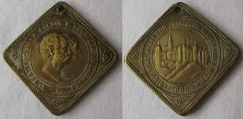 Medaille Sachsen 800 jähriges Jubiläum des Haus Wettin 1889 (125869)