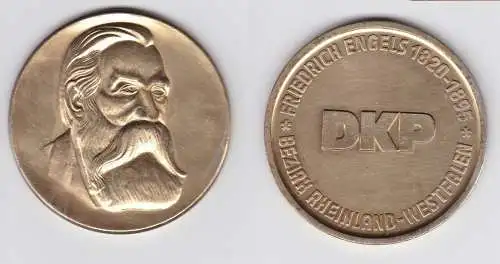 DKP Medaille Bezirk Rheinland Westfalen Friedrich Engels 1820-1895 (121952)