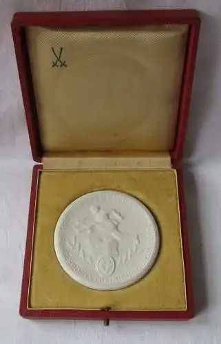 DDR Porzellan Medaille ASV Bester Sportler der Armeesportvereinigung (133873)