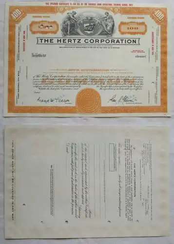 100 Stück Aktie The Hertz Corporation USA  (128133)