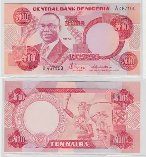 10 Naira Banknote Central Bank of Nigeria kassenfrisch UNC (138567)