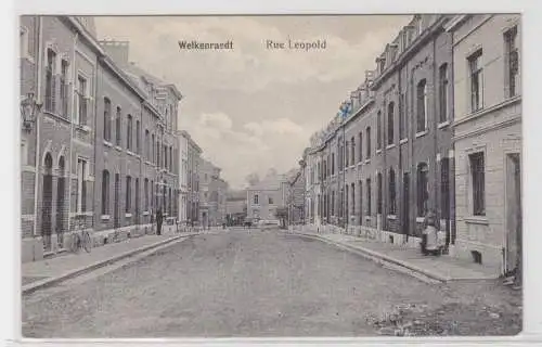 70531 Ak Welkenraedt Rue Leopold um 1913