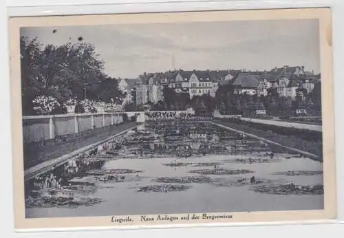 98605 Ak Liegnitz neue Anlagen auf der Bergerwiese 1930