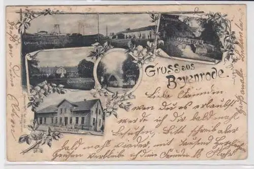 97924 Mehrbild Ak Gruß aus Beyenrode Kaliwerk, Gasthof usw. 1899