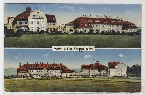93314 Feldpost Ak Zwickau in Sachsen - Krüppelheim 1917