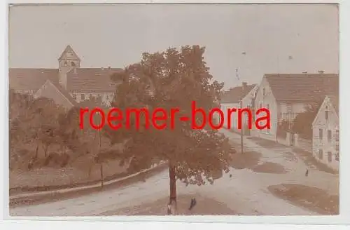 76566 Foto Ak Gruß aus Laas Dorfansicht um 1920