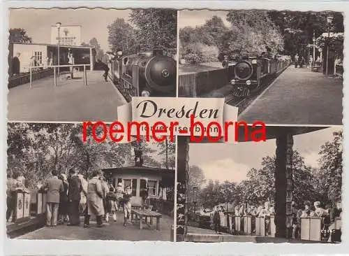 76883 Mehrbild Ak Dresden Pioniereisenbahn 1961