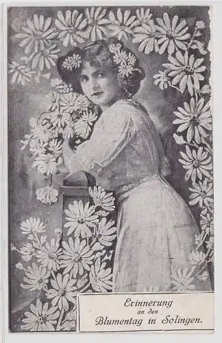 17545 Ak Solingen Erinnerung an den Blumentag 1910