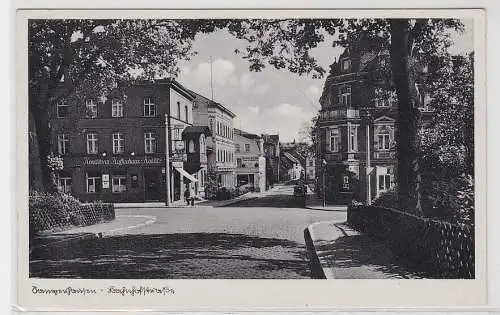 91021 Ak Sangerhausen, Straßenansicht Bahnhofsstraße Konditorei Kolditz, um 1920