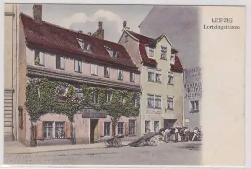 47560 Ak Leipzig - Alt-Leipzig Serie I, Nr. 10 - Lortzingstraße um 1910