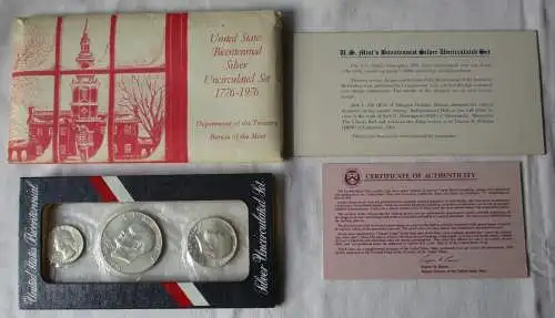United States Bicentennial Silver Uncirculated Set 1776-1976 (106840)