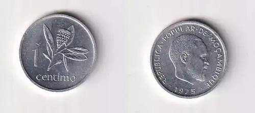 1 Centimos Aluminium Münze Mosambik Moçambique 1975 vz+ (167545)