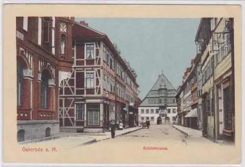 903185 Ak Osterode am Harz Schildstrasse 1914