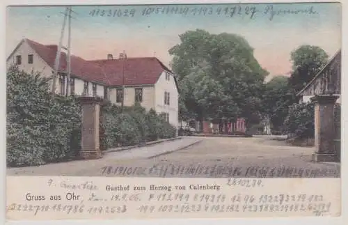 903028 Ak Gruß aus Ohr Gasthof zum Herzog von Calenberg 1906