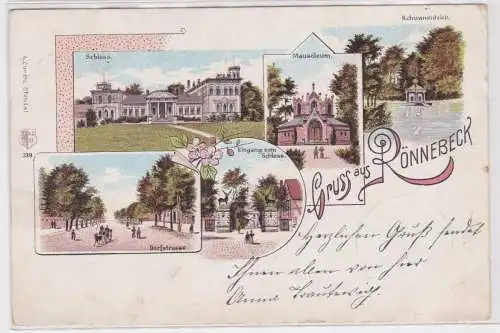 49452 Ak Lithographie Gruss aus Rönnebeck bei Bremen 1907