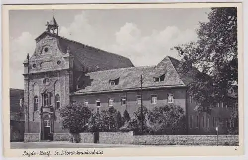 903162 Ak  Lügde Westfalen St.Liboriuskrankenhaus um 1940