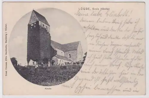 902822 Ak  Lügde Kreis Höxter Kilianskirche 1907