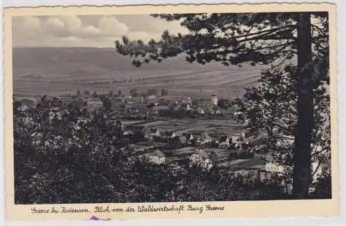 902671 Ak Greene bei Kreiensen Blick von der Waldwirtschaft Burg Greene um 1940