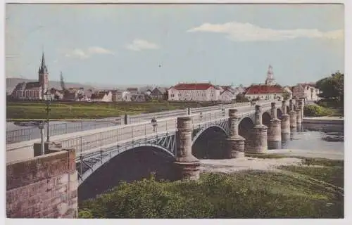 902963 Ak Rinteln an der Weser Weserbrücke 1911