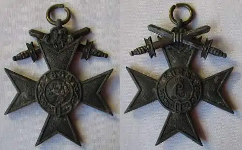 Bayern Militärverdienstkreuz 3.Klasse mit Schwertern in Zink (158276)