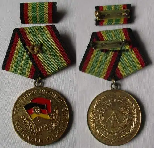 DDR Medaille für treue Dienste in der NVA Gold XX 20 Jahre Bartel 148 i (161579)