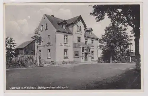 99629 Ak Steinigtwolmsdorf-Lausitz Gasthaus zum Waldhaus 1936