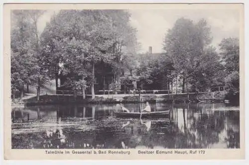 97643 Ak Talmühle im Gessental bei Bad Ronneburg 1935