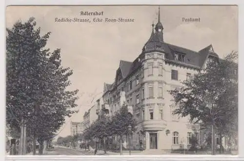 90797 Ak Adlershof Radicke-Straße Ecke Roon-Straße Postamt 1915