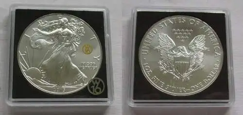 1 Dollar Silber Münze Silver Eagle USA 2015 1 Unze Feinsilber (152974)