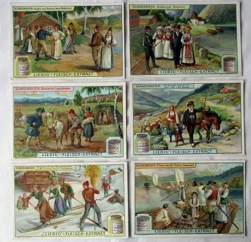 Liebigbilder Serie Nr. 719 Scandinavien Jahrgang 1907 (6/133157)