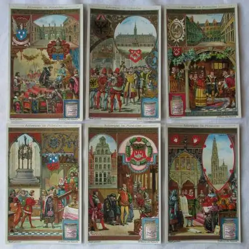 Liebigbilder Serie Nr. 621 Antwerpen im Mittelalter Jahrgang 1905 (6/132937)