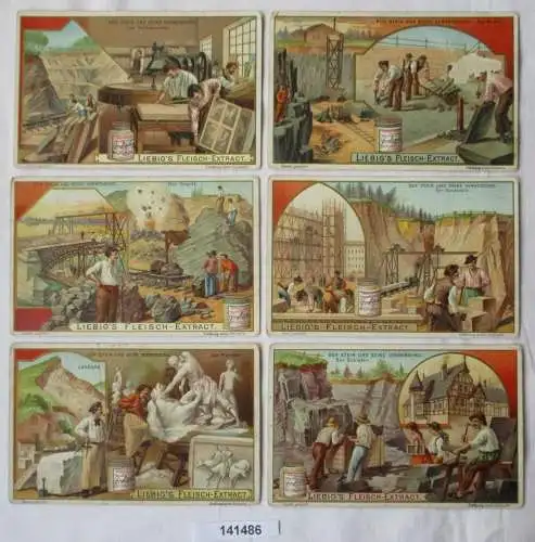 Liebigbilder Serie Nr. 575 Der Stein und seine Verwendung 1903 (7/141486)