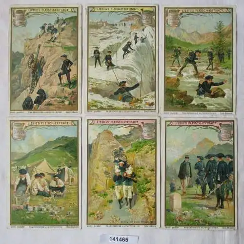 Liebigbilder Serie Nr. 558 Französische Alpentruppen Jahrgang 1903 (7/141465)