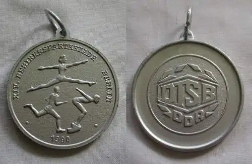 DDR Sport Medaille XIV. Bezirksspartakiade Berlin 1990 (138810)