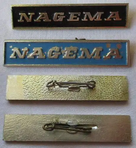 2 DDR Firmen Abzeichen NAGEMA Nahrungs- und Genussmittel Maschinenbau (151083)