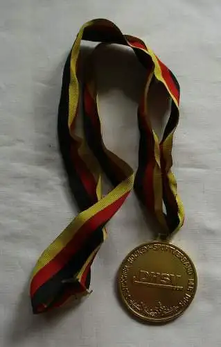 DDR Medaille DDR Meisterschaften deutscher Hockey Sportverband in Gold (132442)
