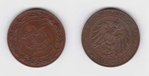 1 Pesa Kupfer Münze Deutsch Ostafrika 1892 ss (151852)