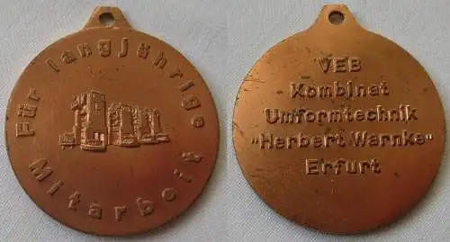 DDR Medaille VEB Kombinat Umformtechnik "Herbert Warnke" Erfurt (149602)