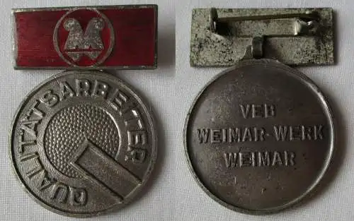 DDR Anstecknadel Qualitätsarbeiter VEB Weimar-Werk Landmaschinenbau (149451)