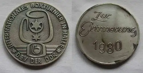 DDR Medaille Internationales Boxturnier in Halle DBV 1980 (144927)