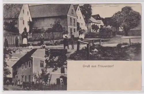 900194 Mehrbild Ak Gruß aus Frauendorf Gasthaus H.Hegewald 1926