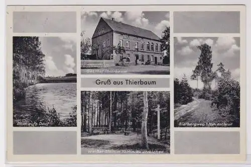 901052 Mehrbild Ak Gruß aus Thierbaum Gasthof usw. 1937