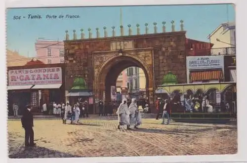 99165 Ak Tunis Tunesien - Porte de France um 1915