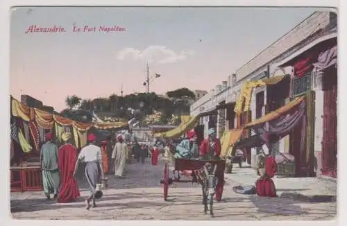 46867 Ak Alexandrie Ägypten - le Fort Napoléon um 1910