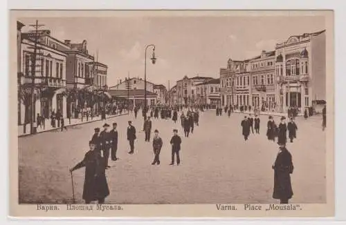 89667 Ak Varna Bulgarien - Platz "Mousala" um 1910